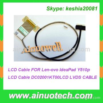 Laptop screen Cable for Lenovo IdeaPad Y510p laptop LCD Cable DC02001KT00LCD LVDS CABLE